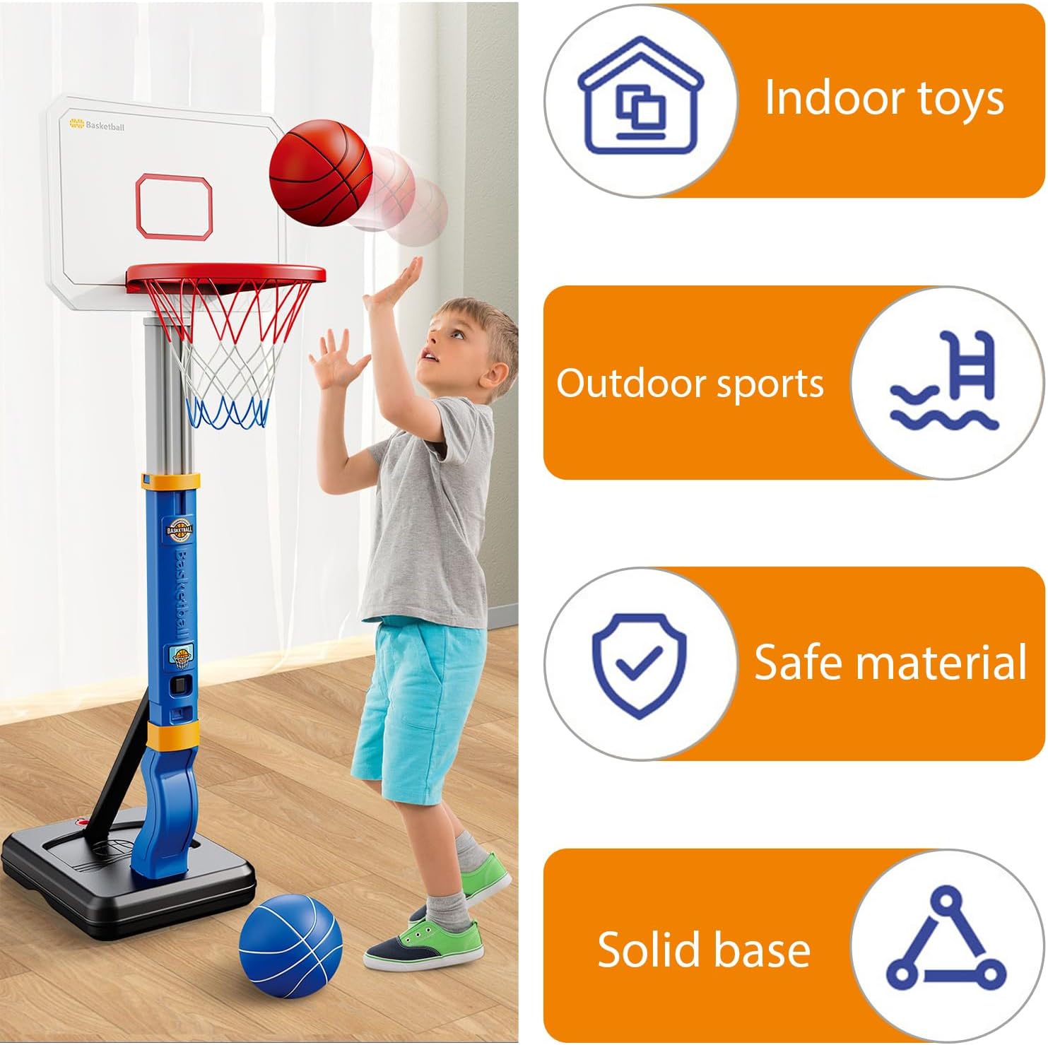 Thumbnail 4 de Basketball Hoop for Kids