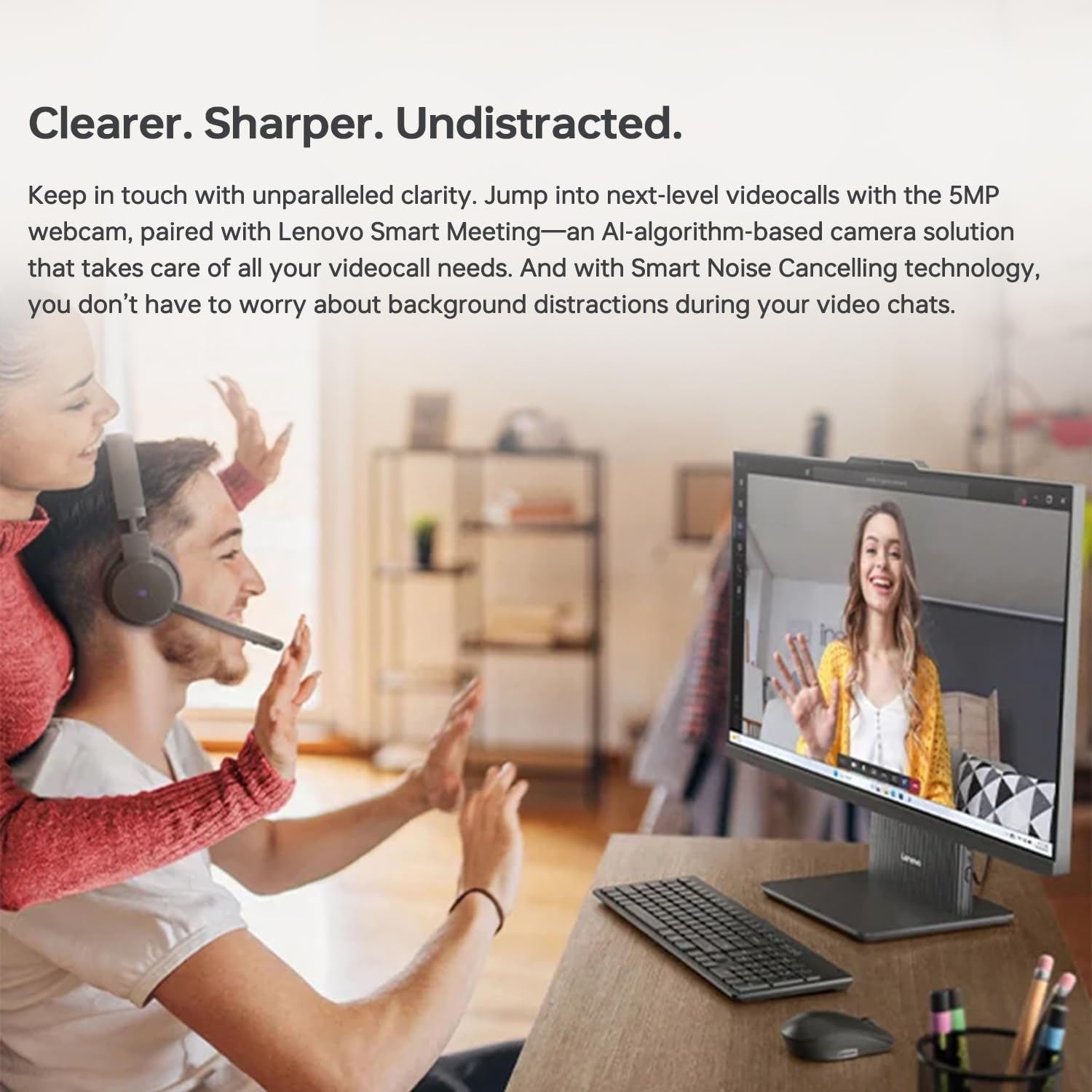 Detalle 1 de Lenovo all-in-one desktop, 27-inch