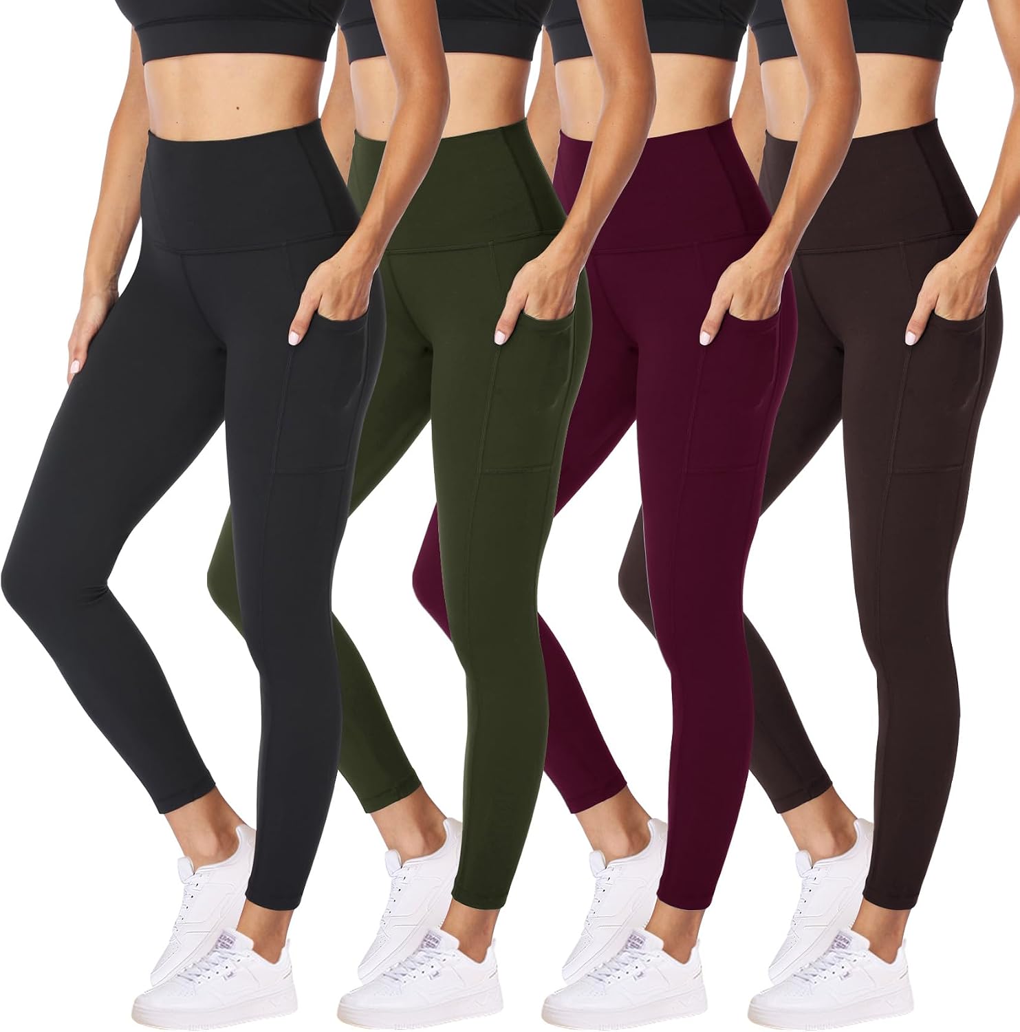 Detalle de NexiEpoch Women's Leggings 4-Pack