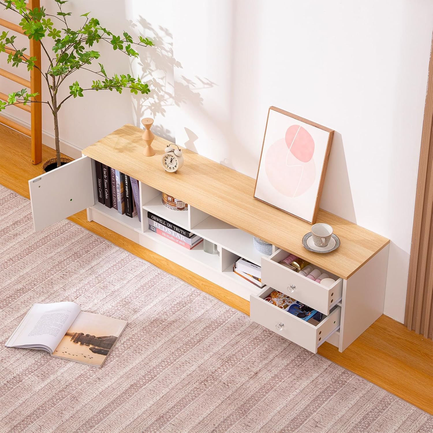 Detalle de SHARPDO SHW57131352-260419 TV-bänk 140 cm för tv upp till 60 tum