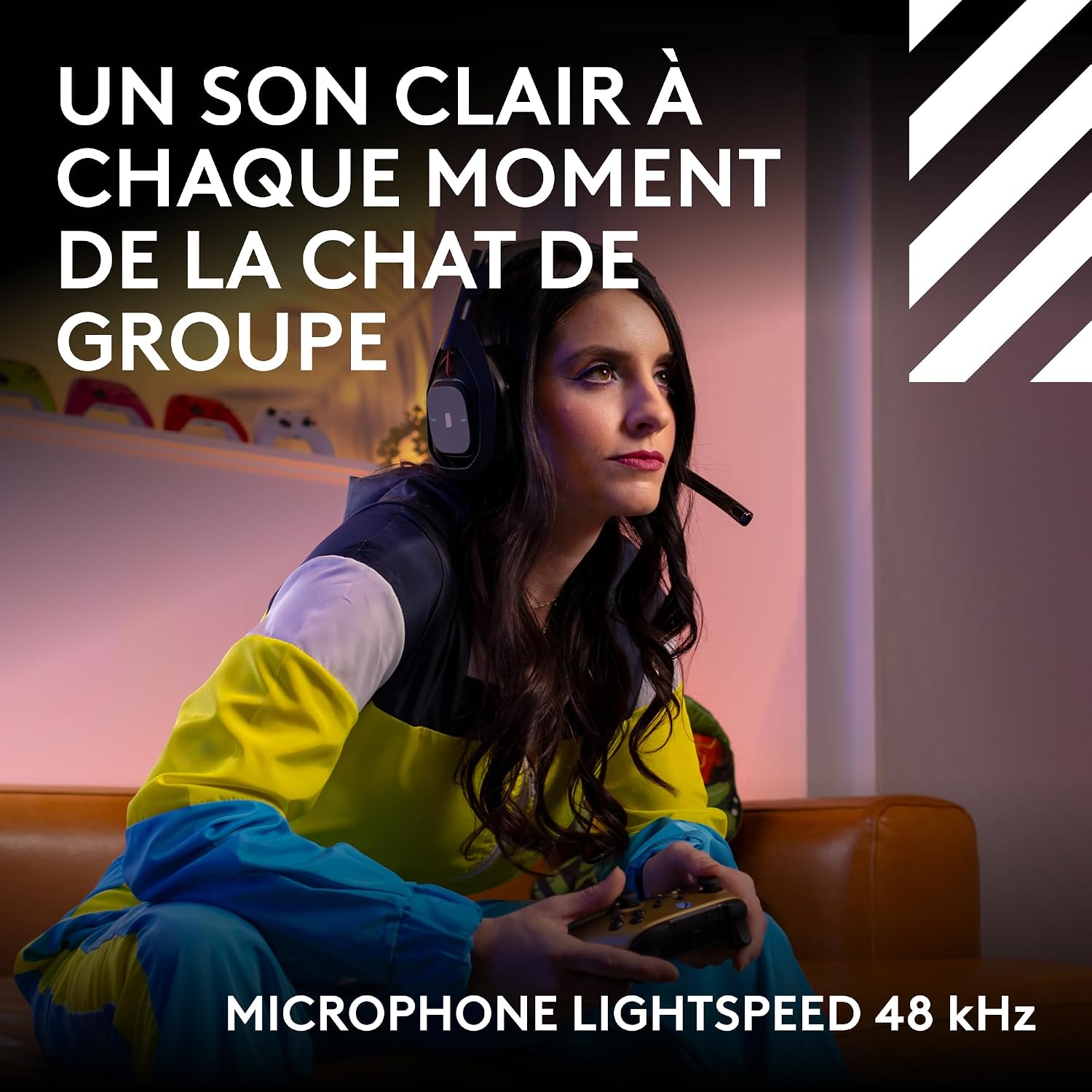 Detalle de Logitech G Astro A50 Lightspeed, Casque Gaming sans Fil + Station – expérience multiplateforme
