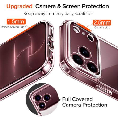 Thumbnail 6 de ivoler Clear Case for iPhone 18 Pro: Full Camera Protection with 2 Screen Protectors