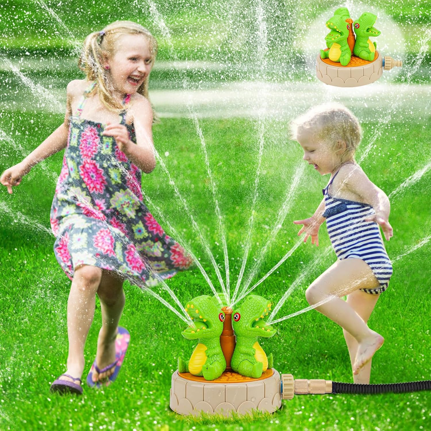 Thumbnail 5 de Water Sprinkler for Kids: 360° Rotating Sprinkler for Backyard Summer Fun