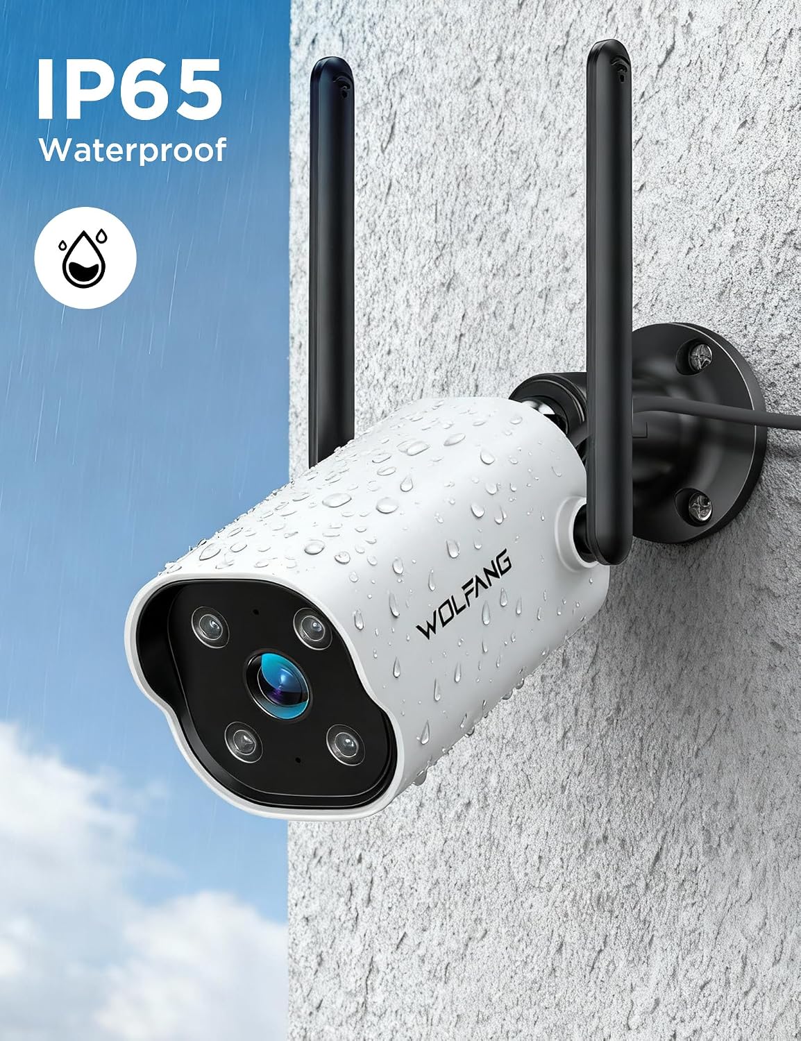 Detalle 2 de Wolfang 2K Outdoor Security Camera