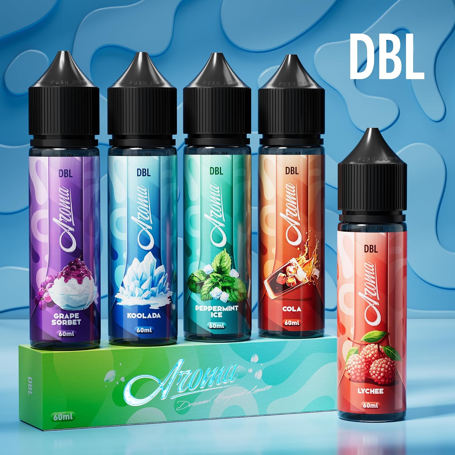 Thumbnail 6 de DBL Aromakonzentrat 60ml Pfefferminz-Eis – Hochkonzentriertes, veganes Aroma ohne Zusatzstoffe