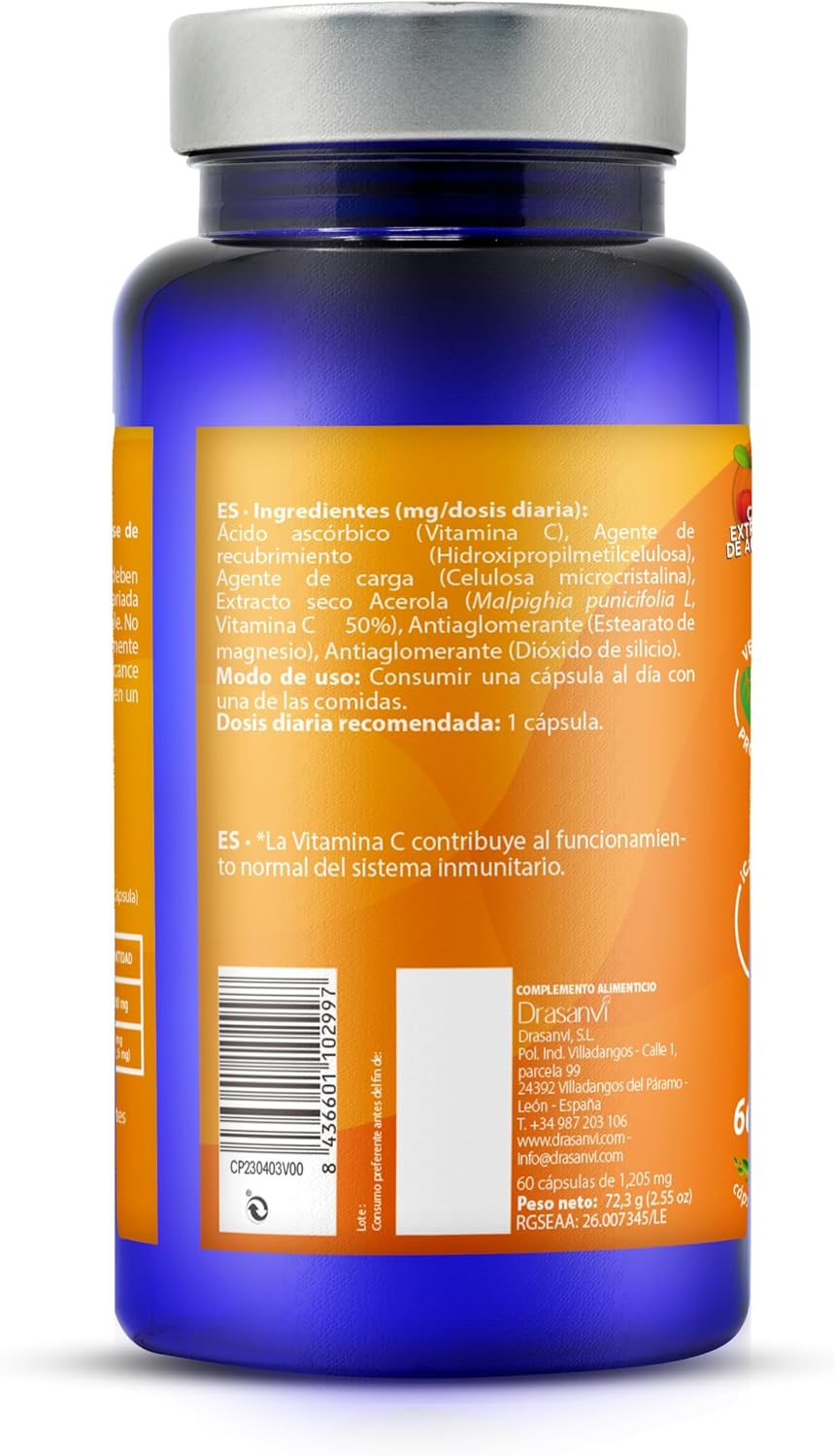 Thumbnail 2 de Drasanvi Vitamina C 1000 mg 60 cápsulas