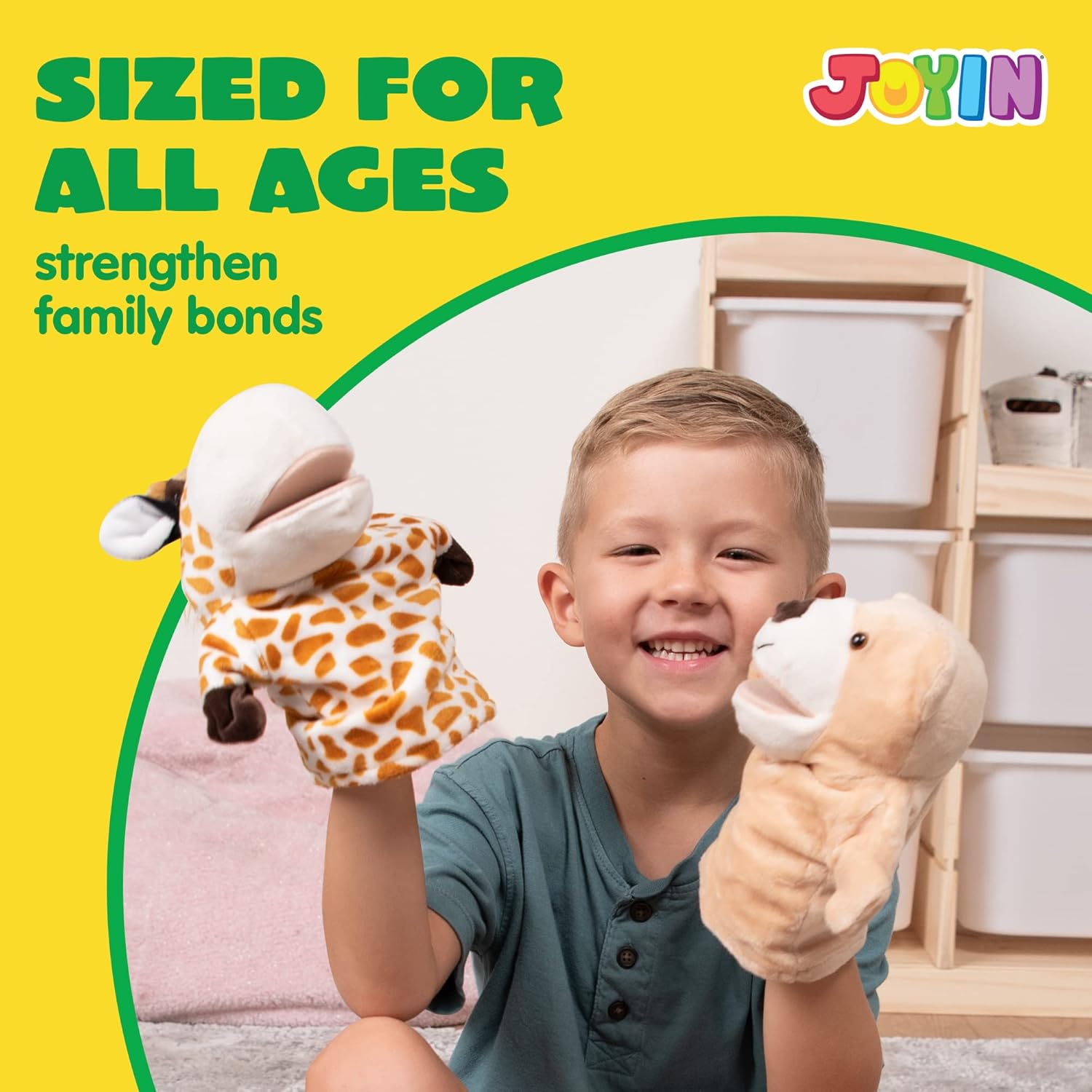 Thumbnail 4 de JOYIN 6er Tier-Handpuppenset 22,9 cm