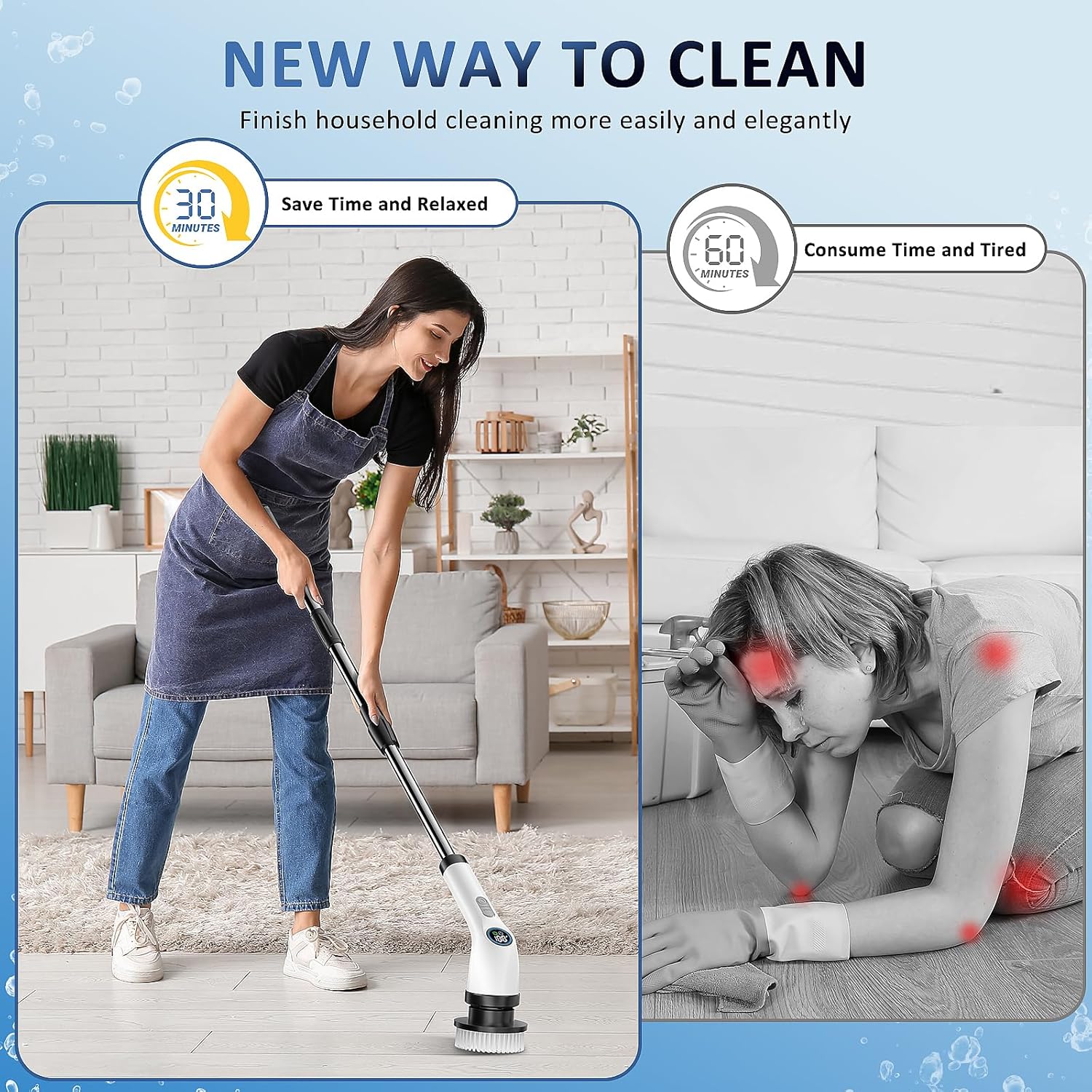 Thumbnail 4 de Electric Spin Scrubber 7-Brush, 2-Speed 🧽
