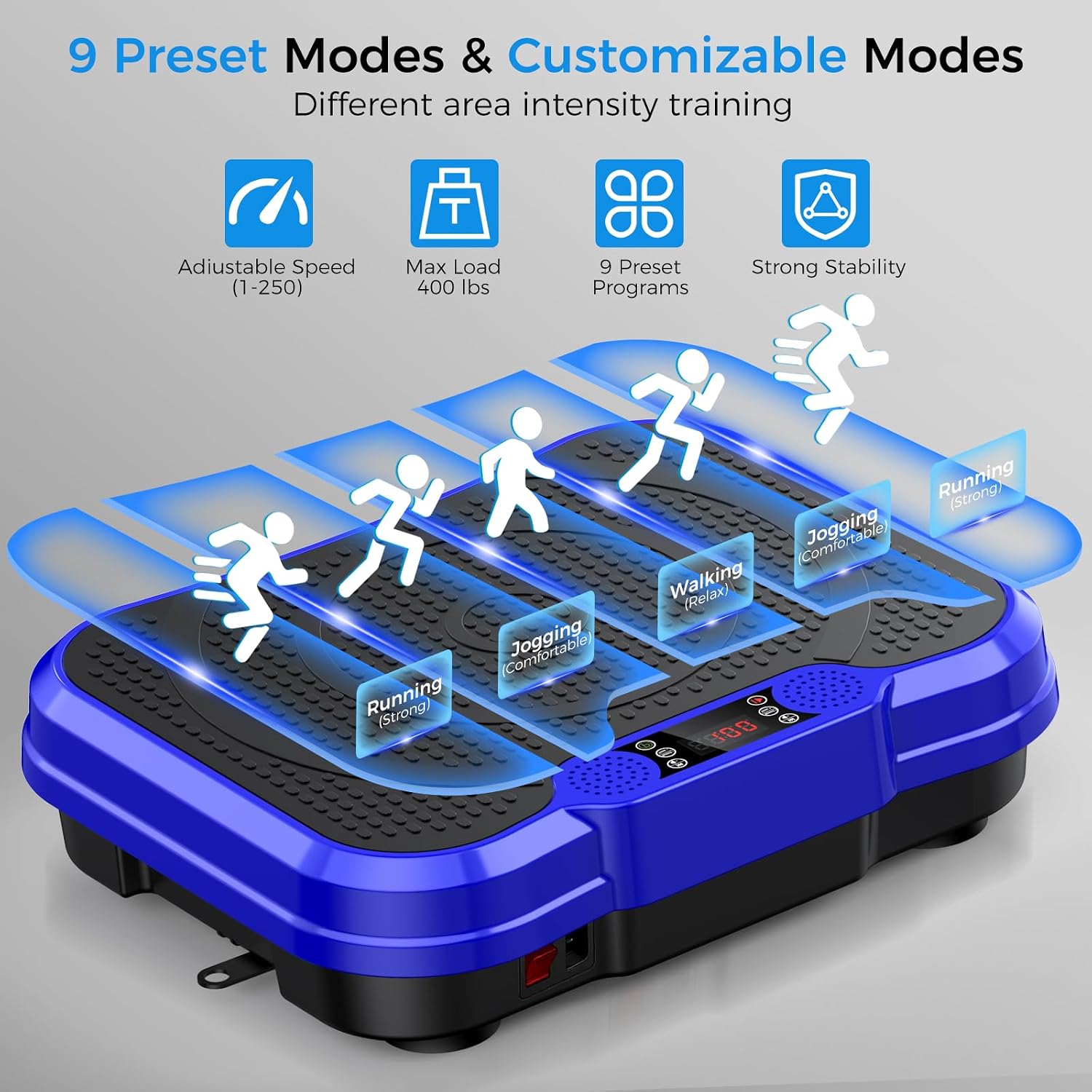Detalle de AoraPulse Vibration Plate Exercise Machine Review