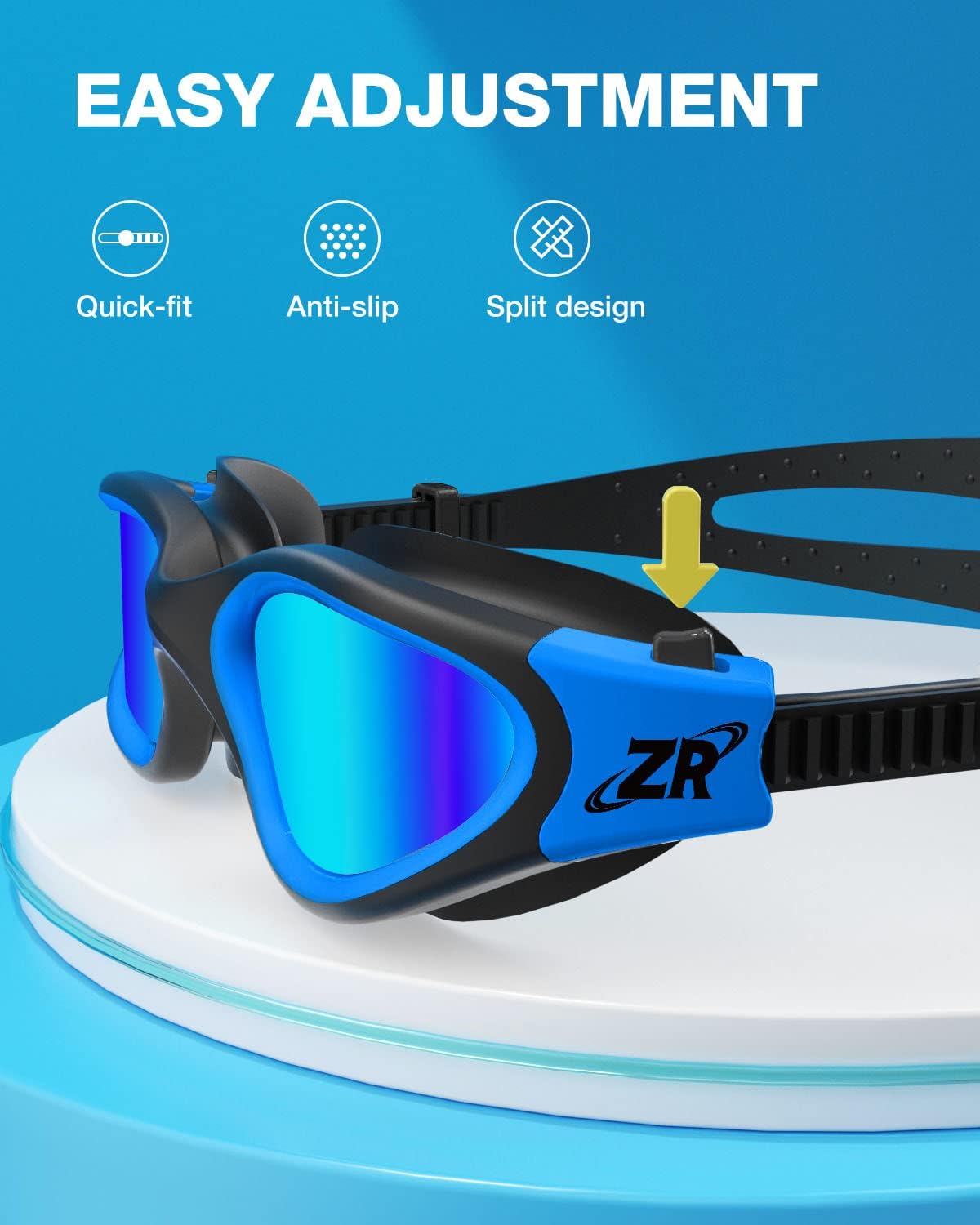 Thumbnail 5 de ZIONOR G1MINI Kinder-Schwimmbrille (polarisiert/nicht polarisiert), UV-Schutz & Anti-Beschlag für 6–14 Jahre