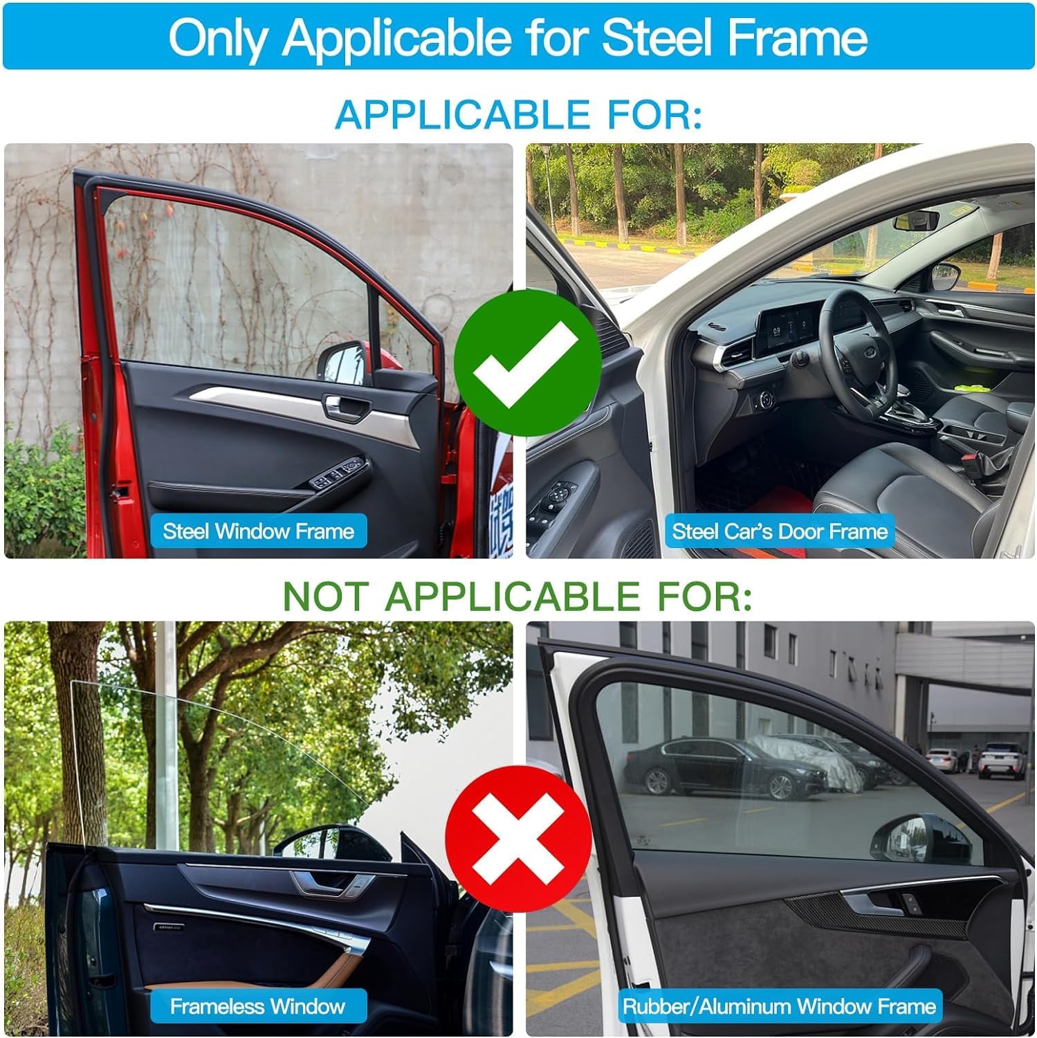 Thumbnail 5 de ZATOOTO Sonnenschutz Auto magnetisch für Seitenscheiben – UV- und Sichtschutz für Baby, Kinder, Haustiere & Camping