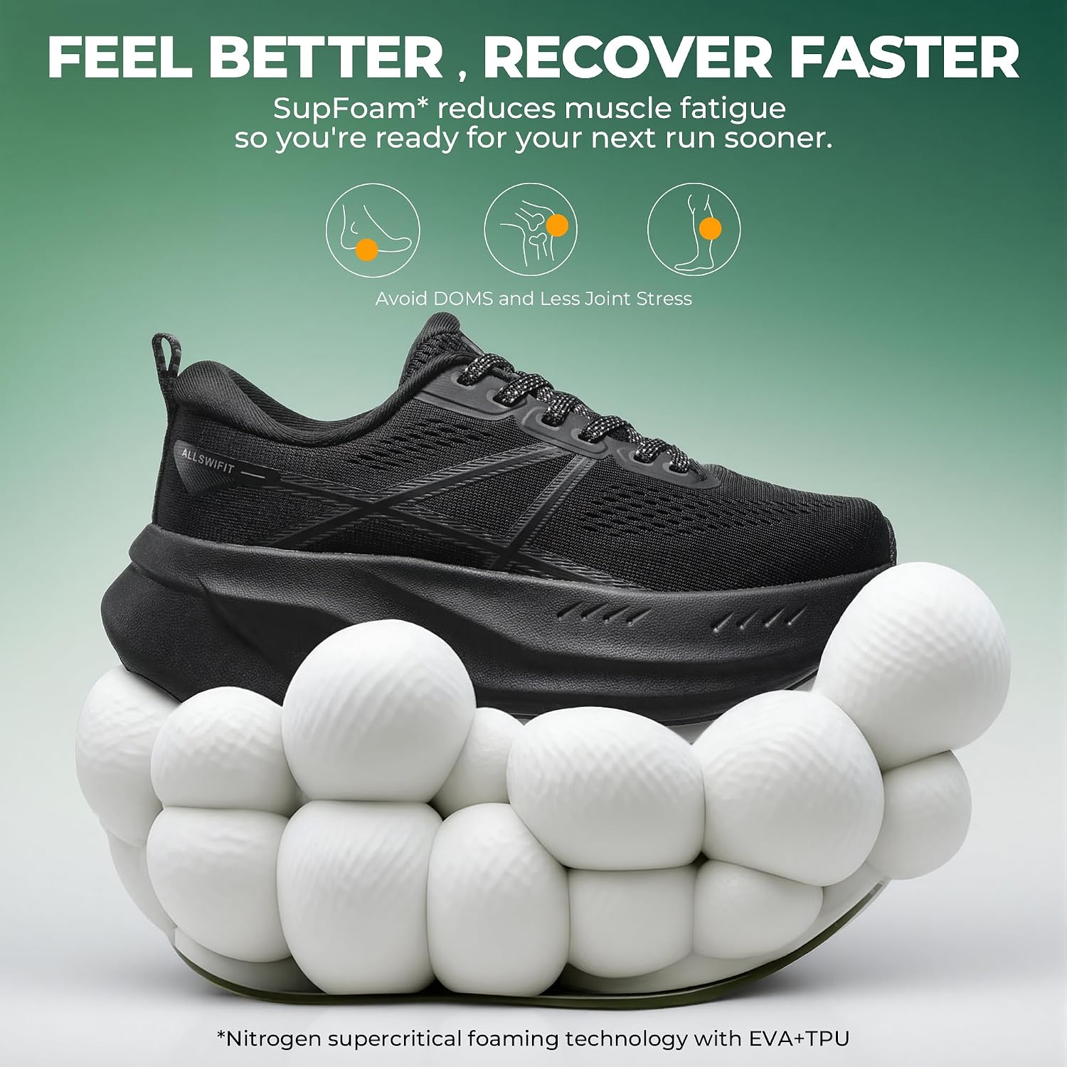 Detalle de ALLSWIFIT Women's Road Running 7.5 oz đâ