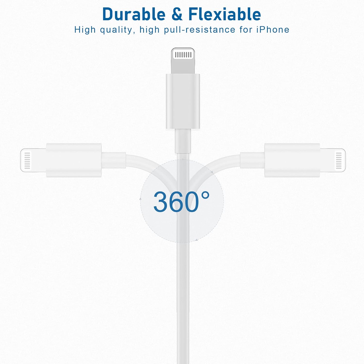Thumbnail 4 de USB C to Lightning Cable 3ft 4-Pack fast charging cord