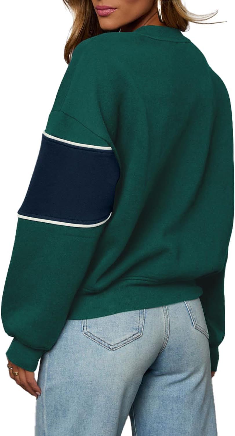 Detalle de LACOZY Oversized Colour Block Sweatshirt for Women
