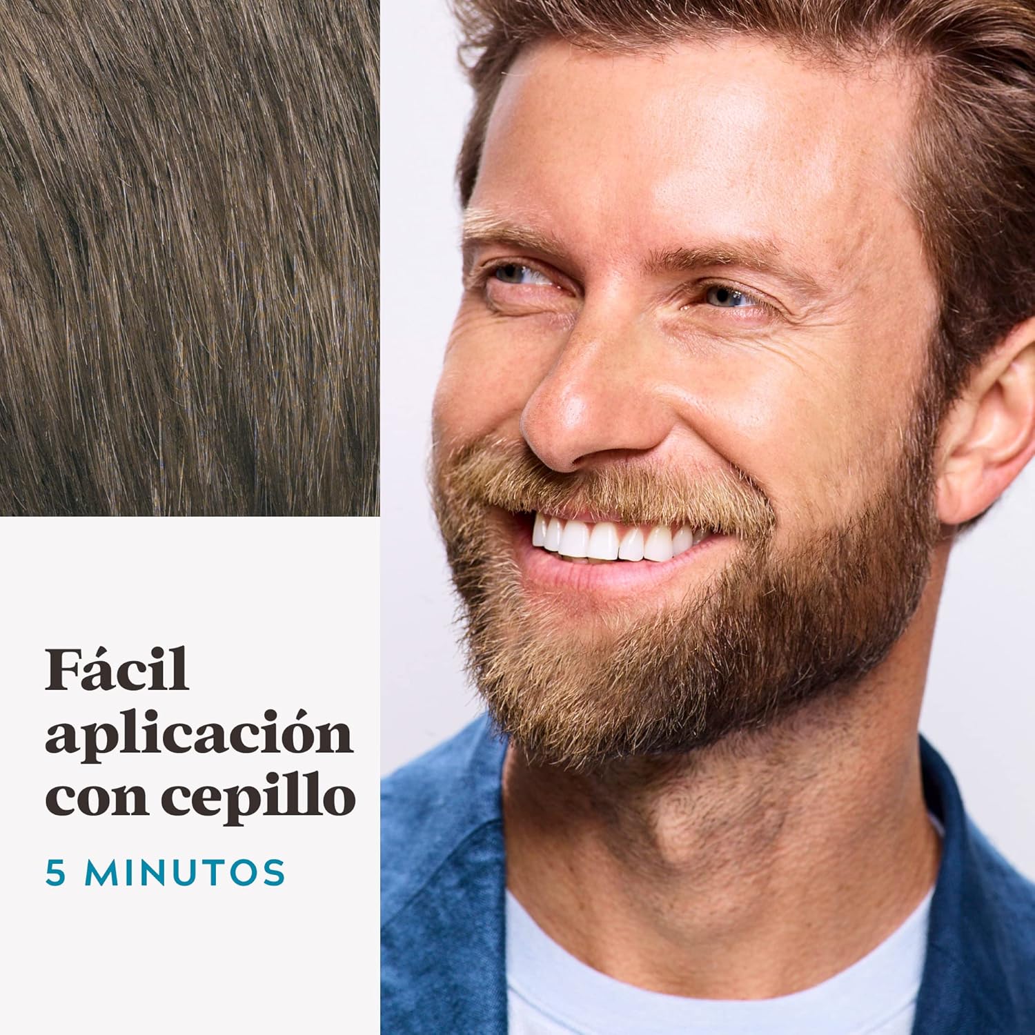 Detalle 1 de Just For Men M35 Tinte barba 3 pack 5 min