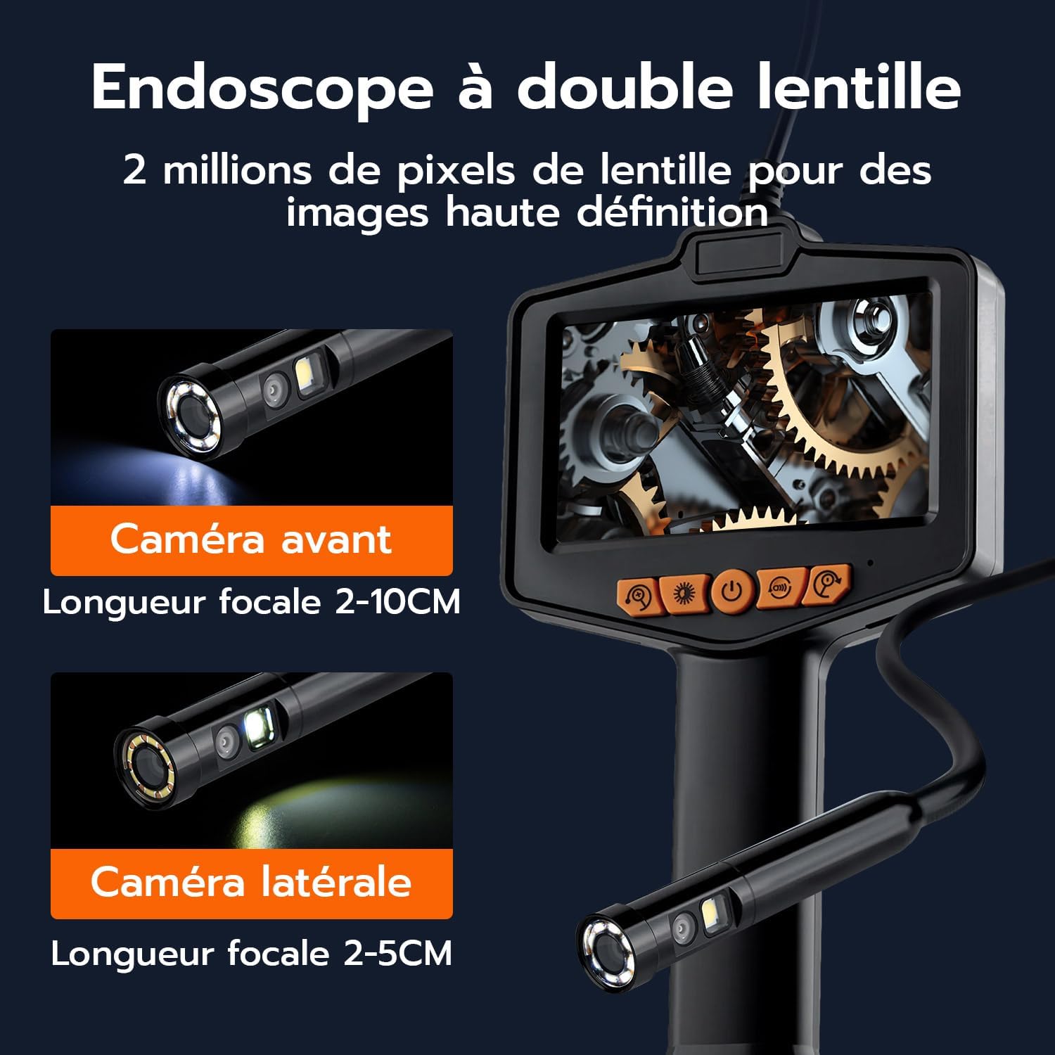 Thumbnail 2 de Mcbazel Endoscope 4,3" 1080P pour inspection