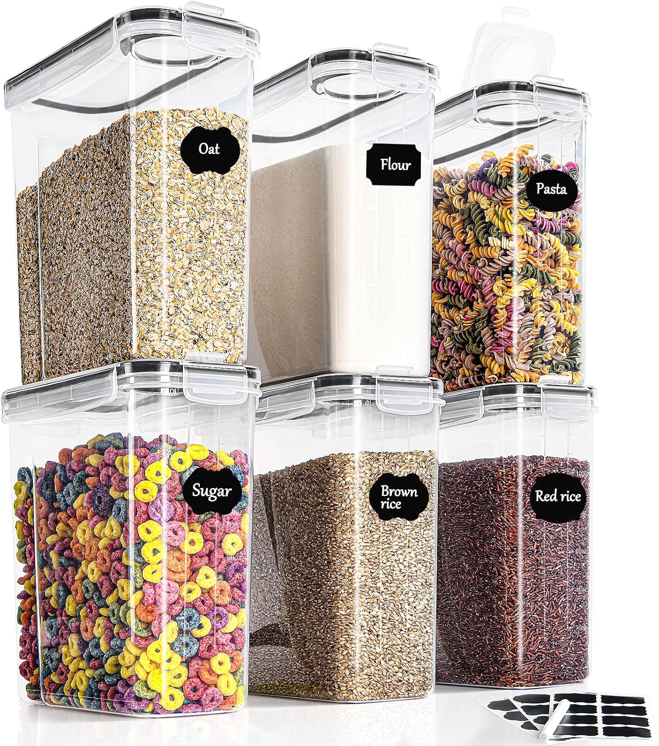Detalle de GoMaihe 4L Vorratsdosen 6er Set