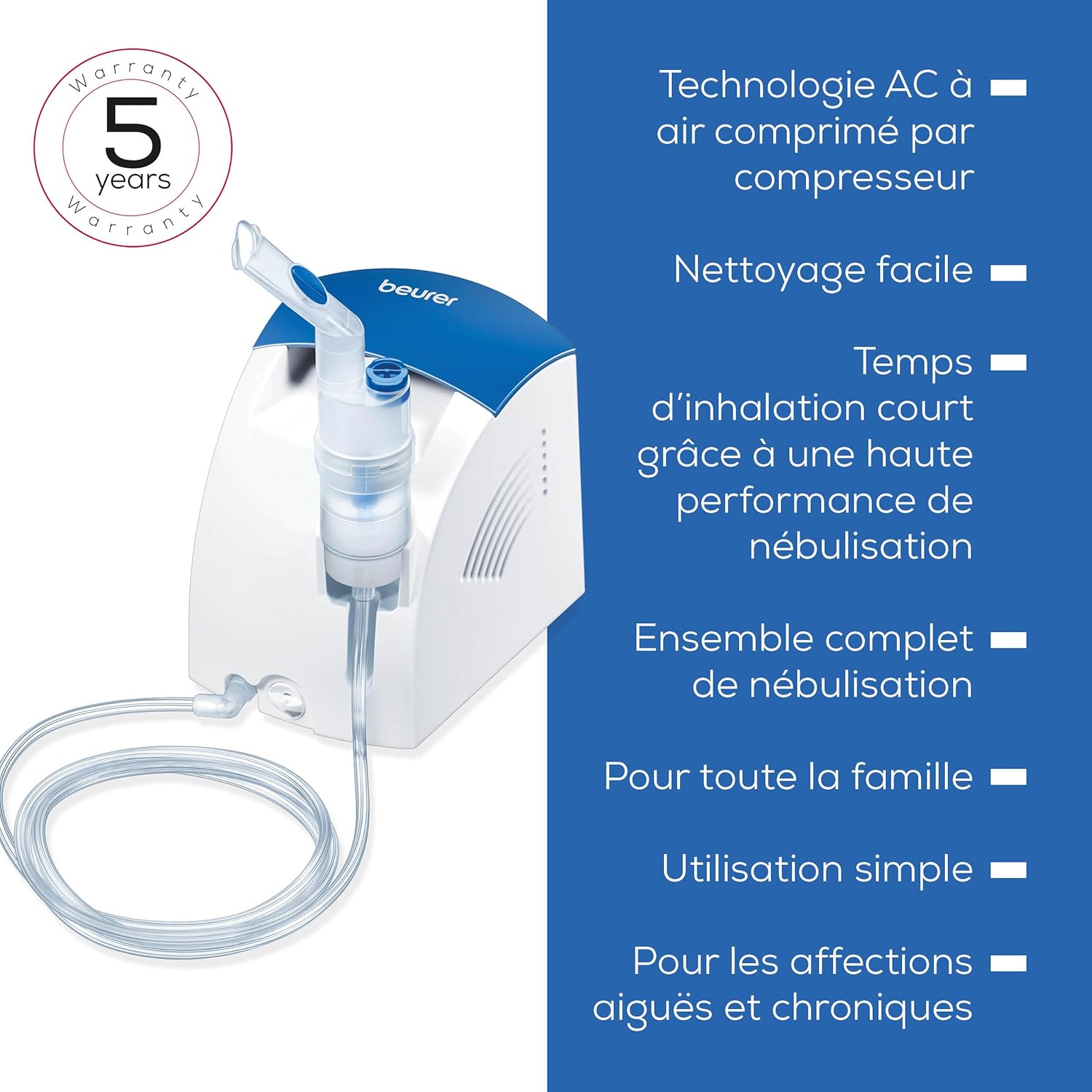 Thumbnail 5 de Beurer IH 26 nébuliseur inhalateur pour adultes et enfants 🩺