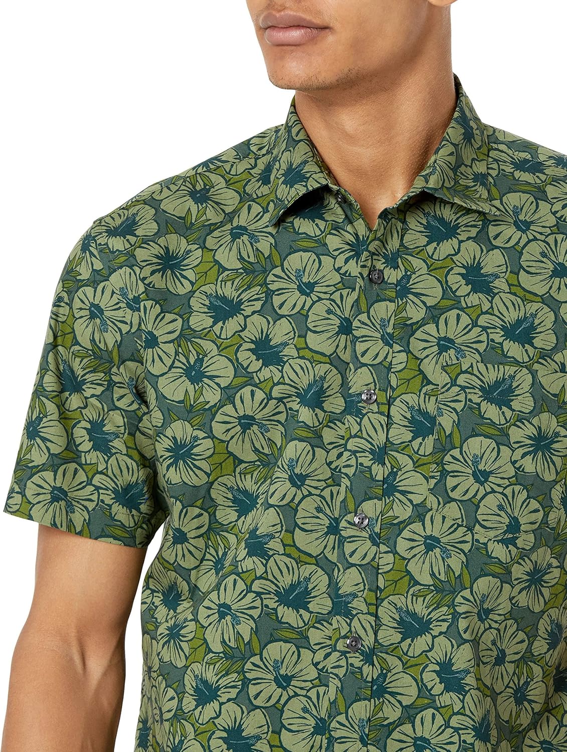Thumbnail 2 de Amazon Essentials Men's Regular-Fit Short-Sleeve Print Shirt