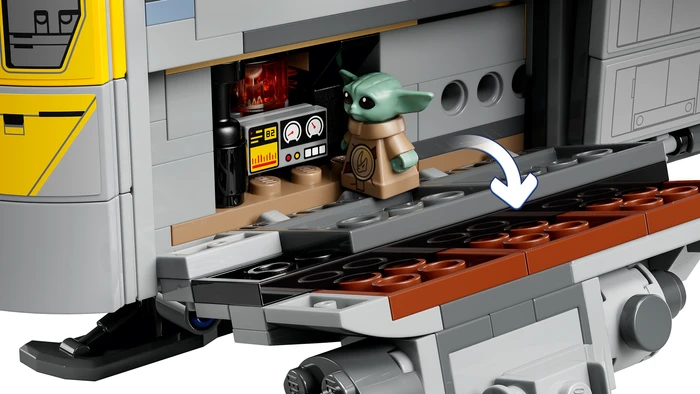 Thumbnail 4 de LEGO Star Wars Razor Crest 75447 – Raumschiff-Modell mit 930 Teilen