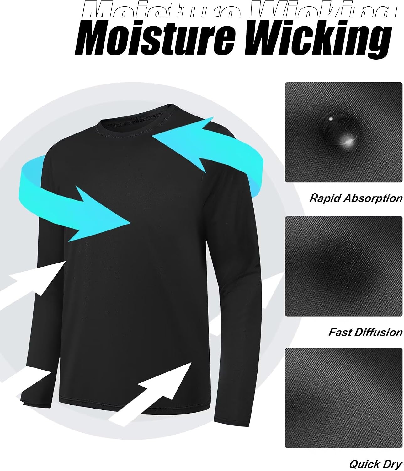 Thumbnail 2 de OYGSieg Long Sleeve Moisture Wicking Tee