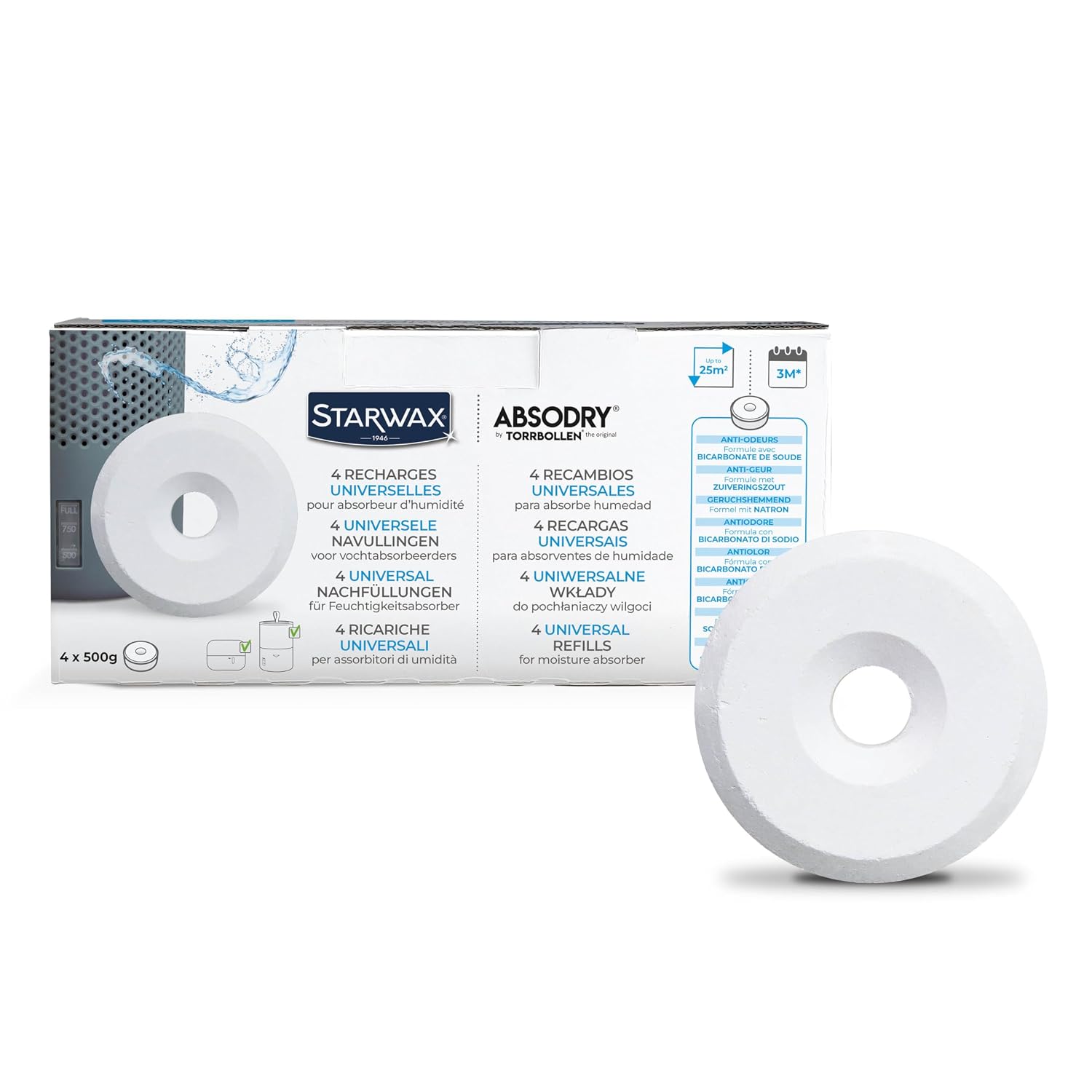 Detalle de Starwax Absodry 4-Pack Moisture Absorber Tabs