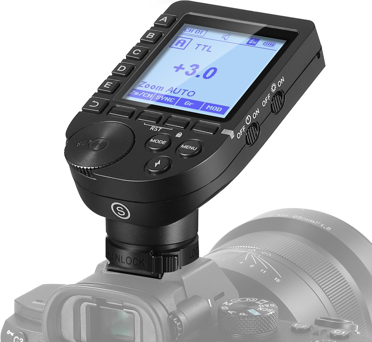 NEEWER QPRO-S TTL amélioré : déclencheur de flash sans fil 2,4 GHz compatible Sony (HSS jusqu’à 1/8000s)