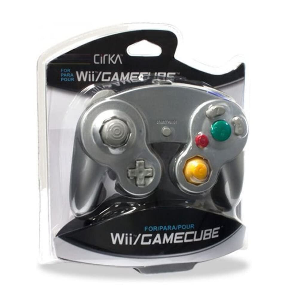 Detalle de Cirka Wired Controller for Wii/GameCube (Green/Blue) – GameCube Compatible Dual Analog Controller