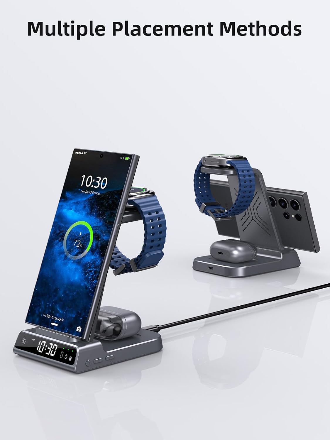 Thumbnail 5 de Samsung 3‑in‑1 Wireless Charger 3 for Galaxy devices