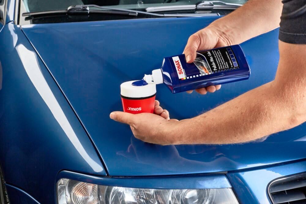Thumbnail 3 de SONAX Polish & Wax Color blau (500 ml) – Politur mit Farbpigmenten und Wachsanteilen
