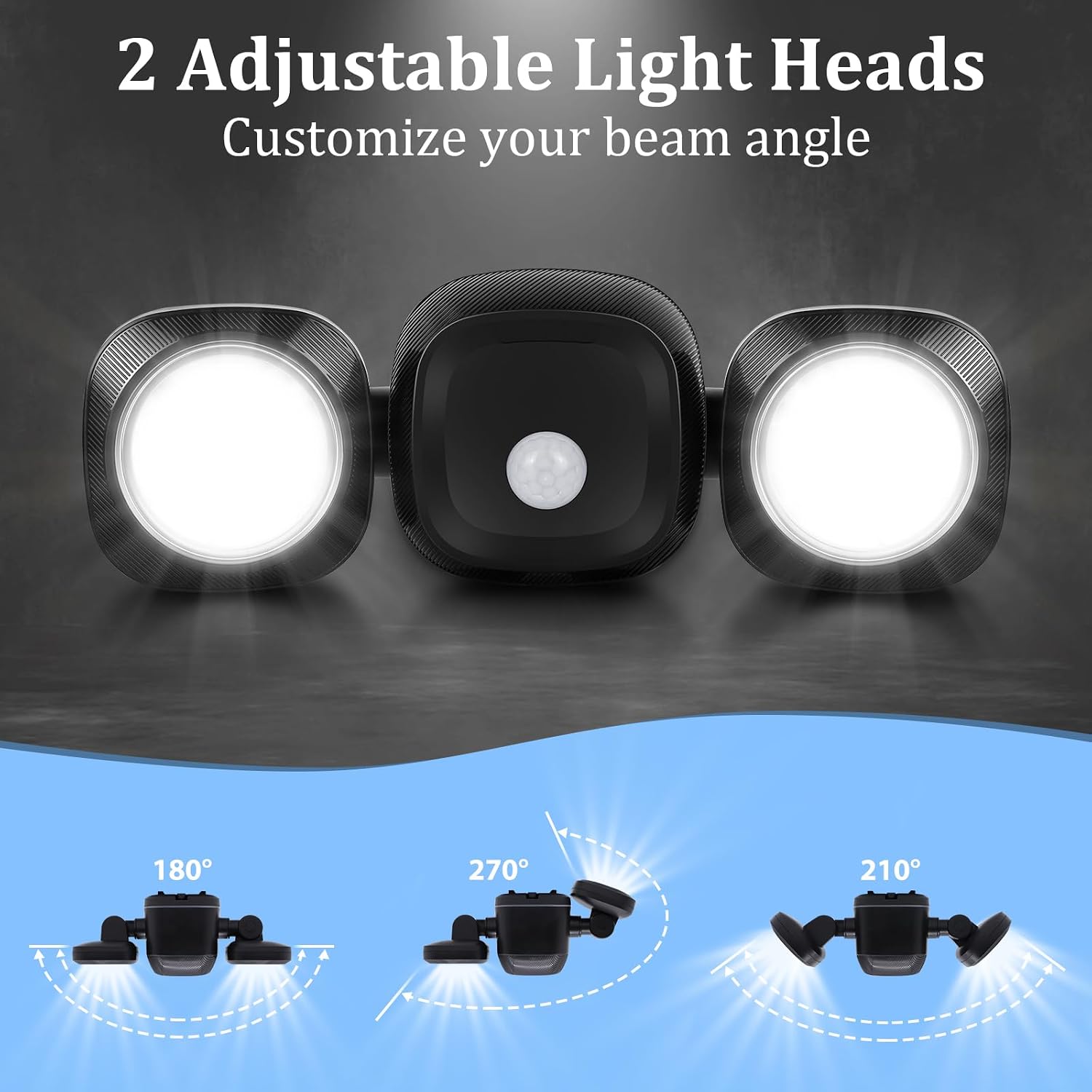 Thumbnail 5 de Toowell Battery Security Lights 480 lm