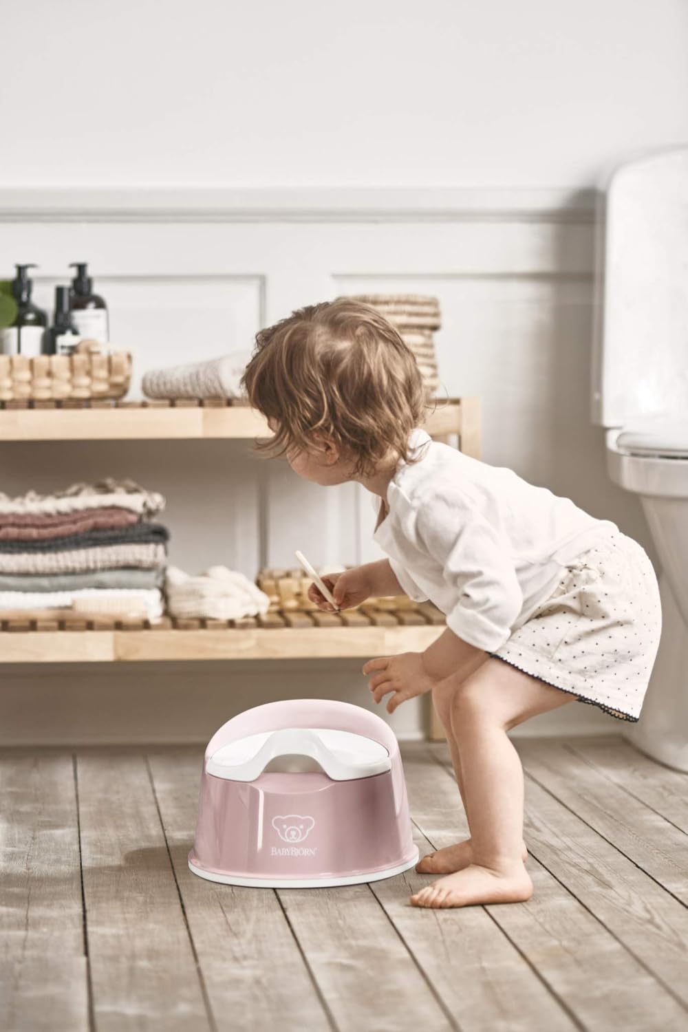 Thumbnail 1 de BabyBjörn Smart Potty, Powder pink/White