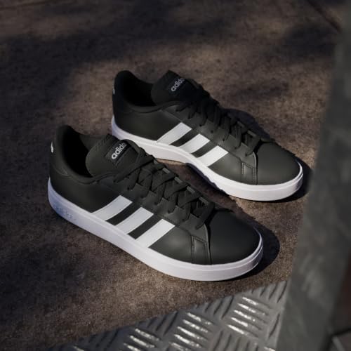Thumbnail 2 de adidas Men's Grand Court Base 2.0 Shoes – Core Black / Cloud White