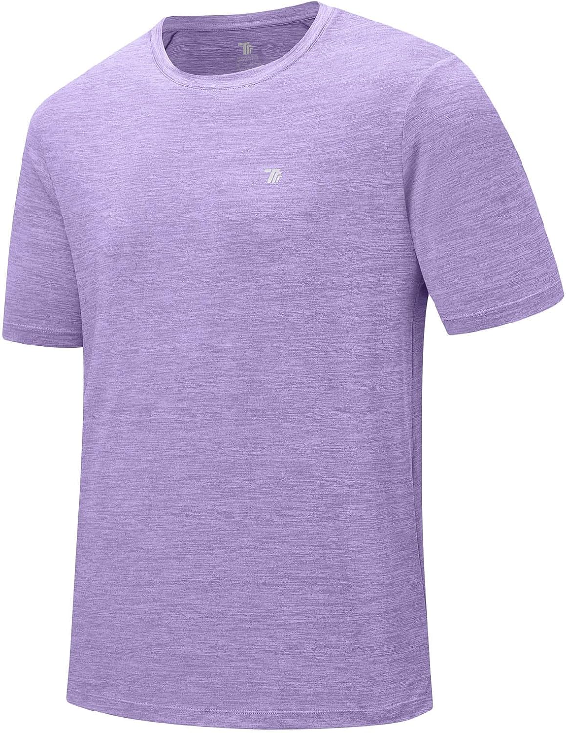 Detalle de Rdruko Men's Dry Fit Athletic Shirt, Short Sleeve Moisture-Wicking Workout Top