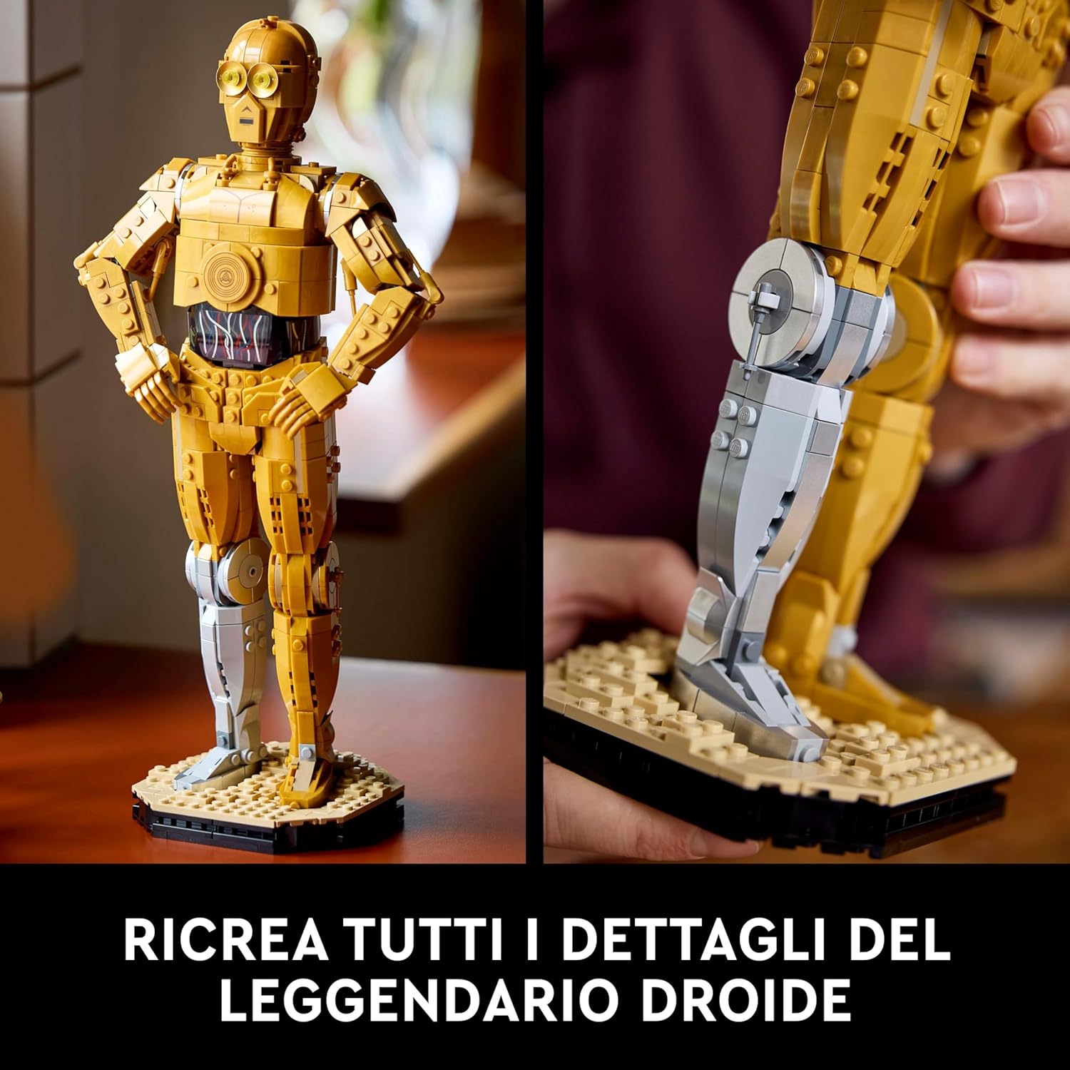 Thumbnail 3 de LEGO Star Wars 75398 C-3PO – Modellino da costruire per esposizione