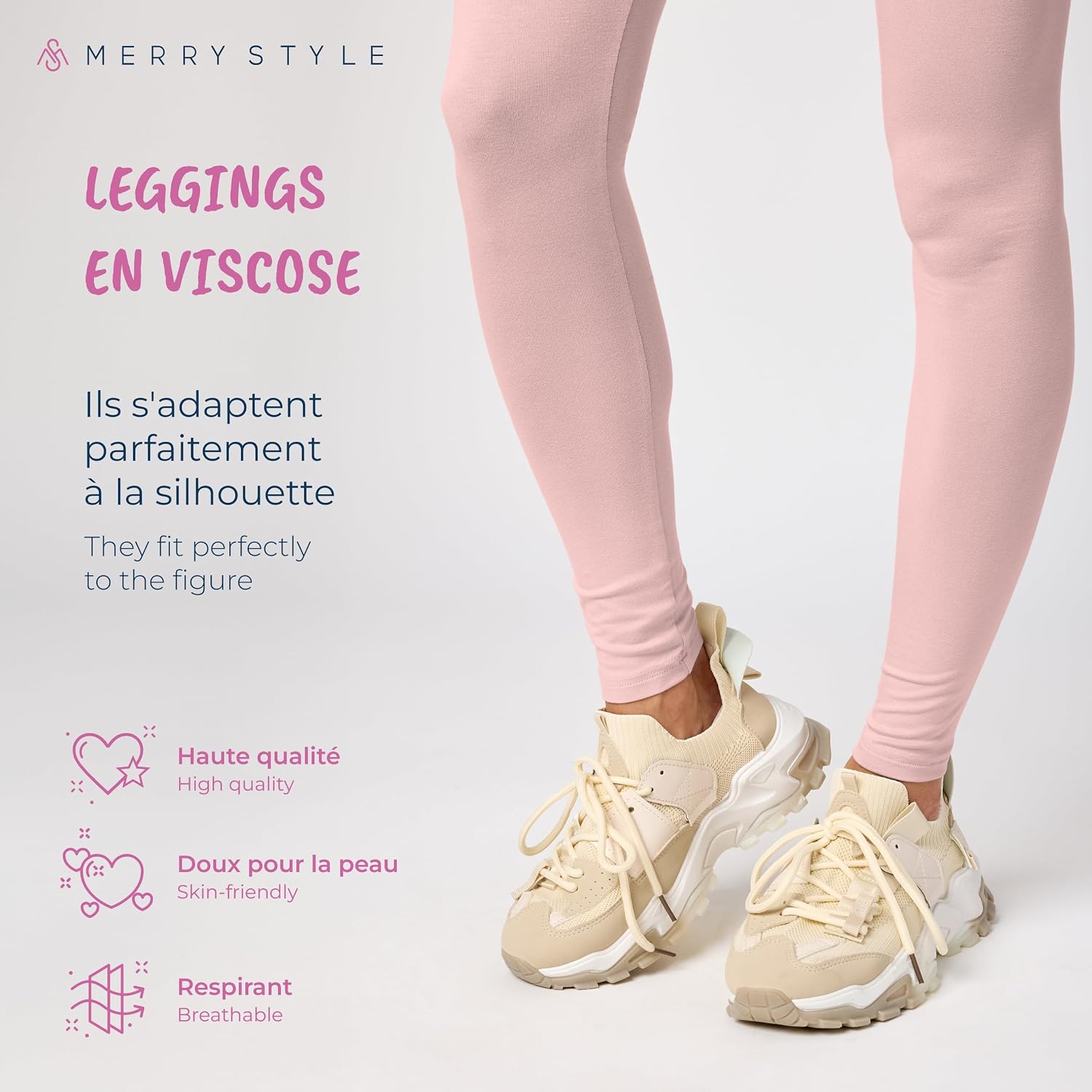 Thumbnail 3 de Merry Style Legging Long Tenue Sport Femme MS10-143 : confortable et facile à porter