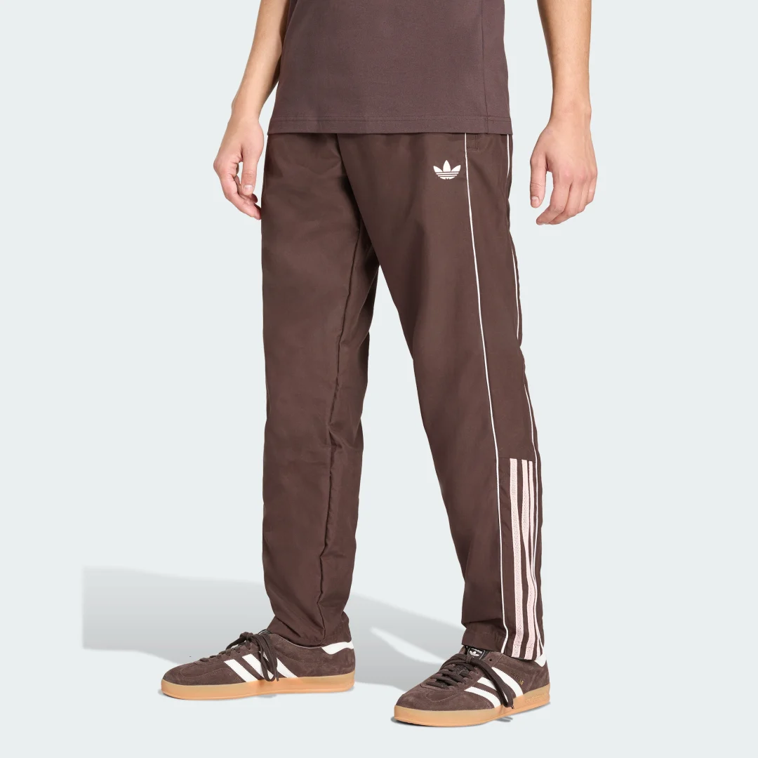 Detalle de Adidas Pantalón Half Stripes marrón