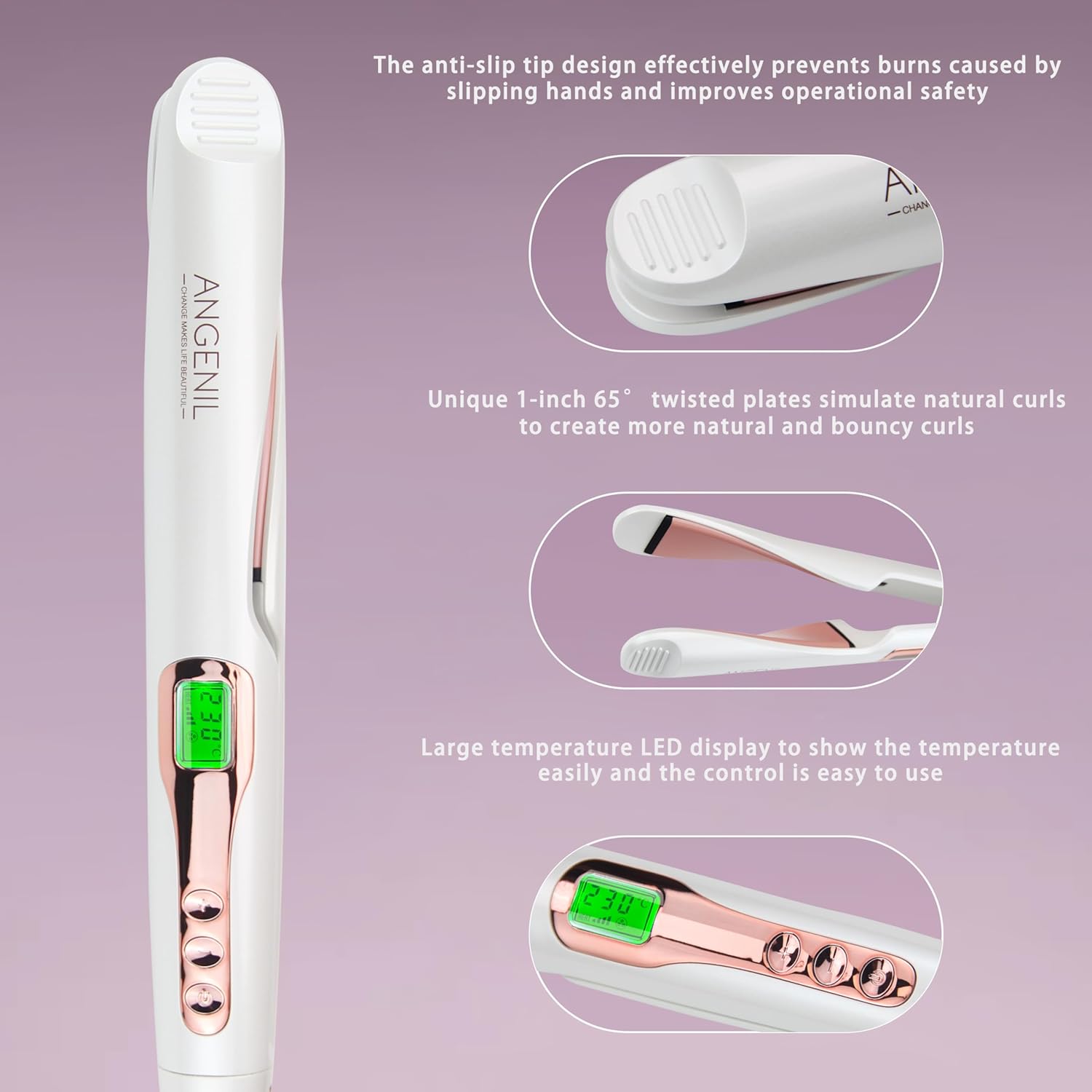 Thumbnail 4 de ANGENIL Pro Twist straightener 2 in 1