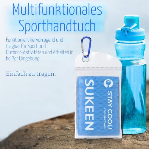 Detalle 2 de Sukeen Kühlendes Handtuch – Kühlhandtuch Cooling Towel für Training und Alltag