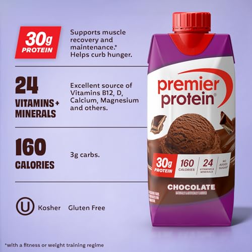 Thumbnail 2 de Premier Protein 30g High Protein Shake, Chocolate (12 Pack)