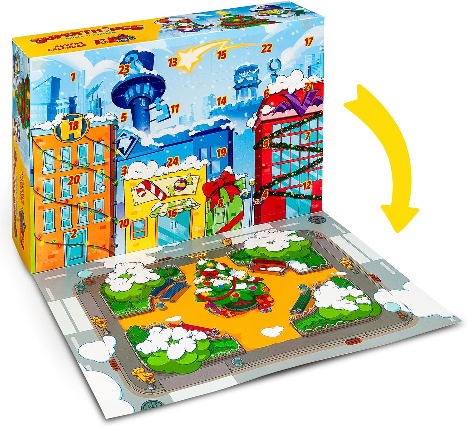 Detalle 2 de SUPERTHINGS RIVALS OF KABOOM 8431618046272 adventskalender met speelfiguren