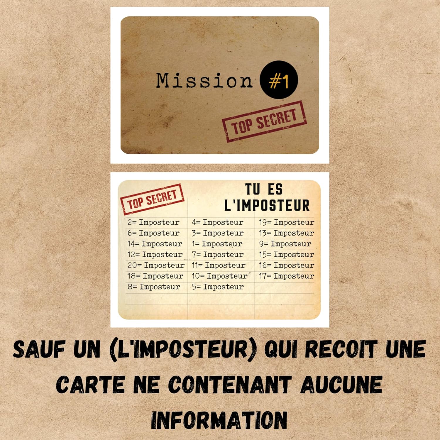 Thumbnail 2 de Oh Happy Games L'Imposteur Jeu de cartes