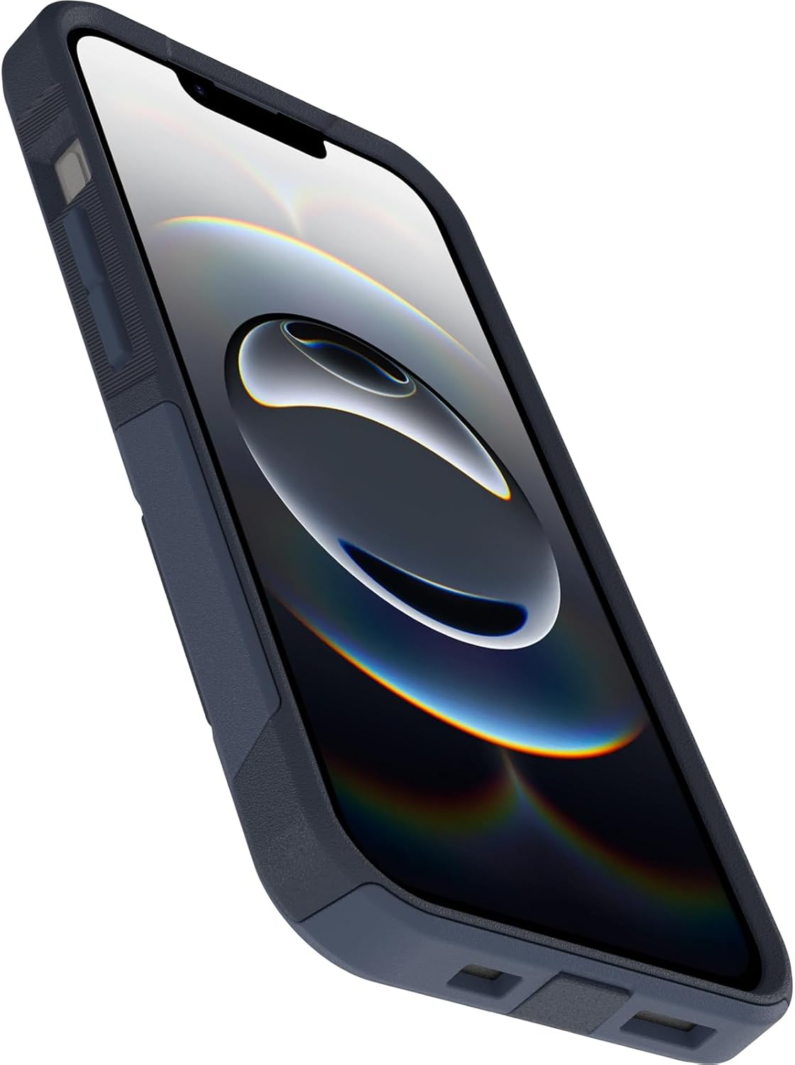Detalle de OtterBox Commuter Case for iPhone 17e/16e/15/14/13 – Shockproof, Drop Proof and Rugged in Blue