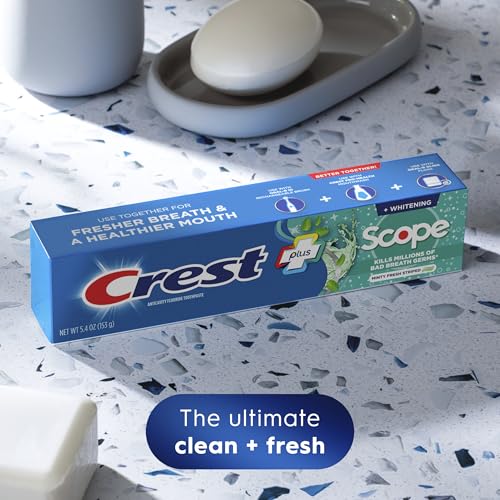 Thumbnail 1 de Crest + Scope Whitening Toothpaste — Pack of 3, 5.4 Oz Tubes