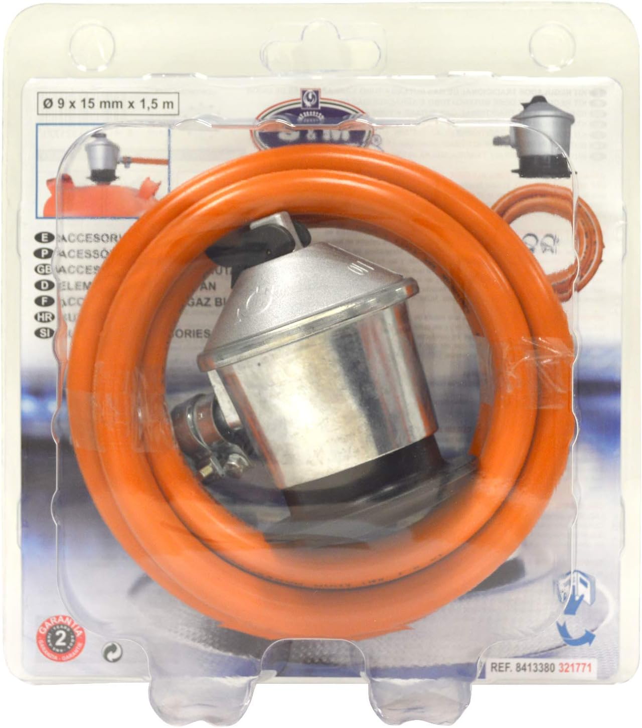 Thumbnail 4 de S&M kit butano 1,5 m 2 abrazaderas