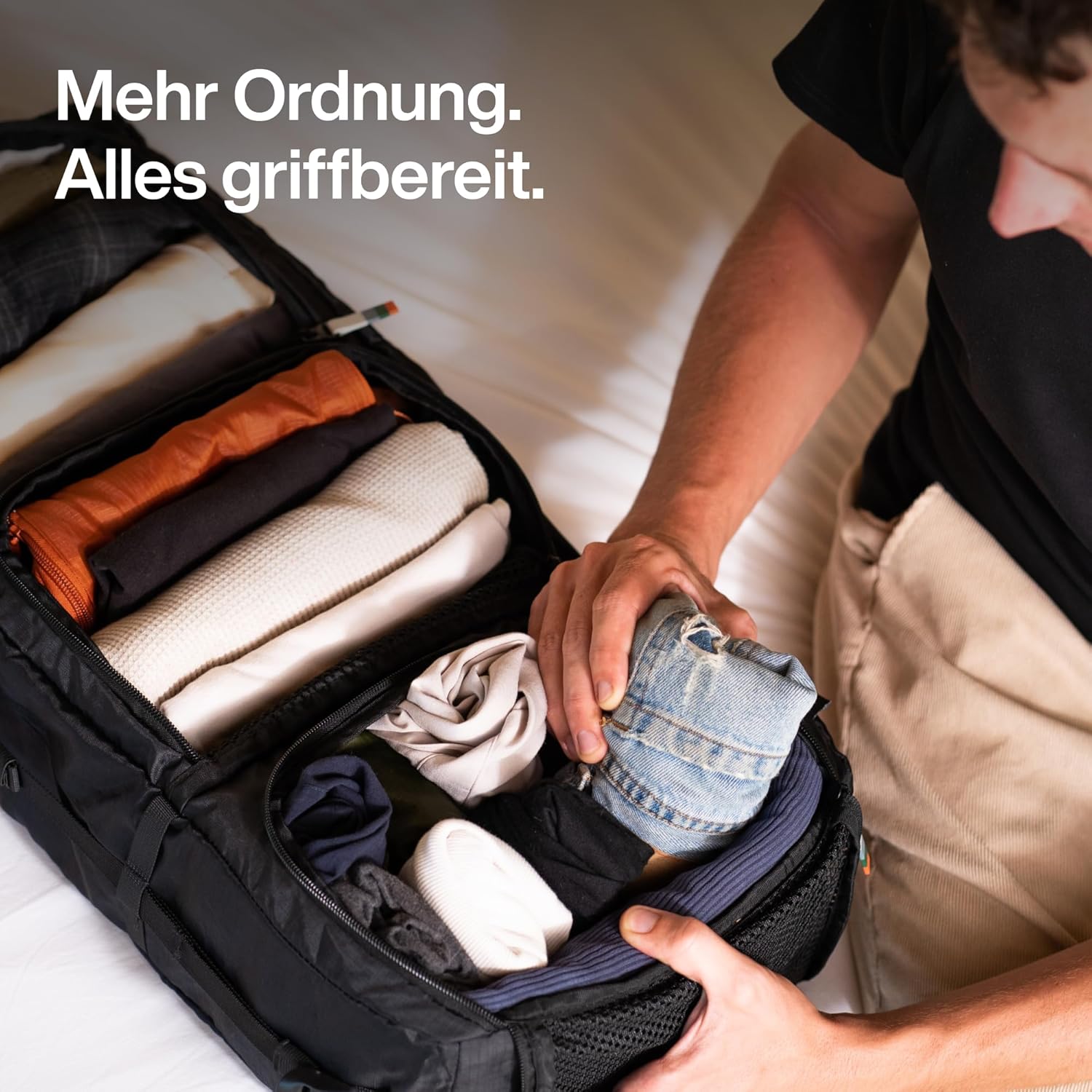 Detalle 2 de TRAVEL DUDE Hanging Packing Cube für Reisen