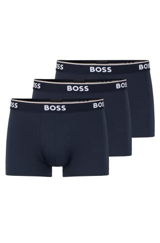 Thumbnail 7 de BOSS Hugo Herren Trunk 3er-Pack Boxershorts Open Blue XL – bequemes Tragegefühl, atmungsaktives Material