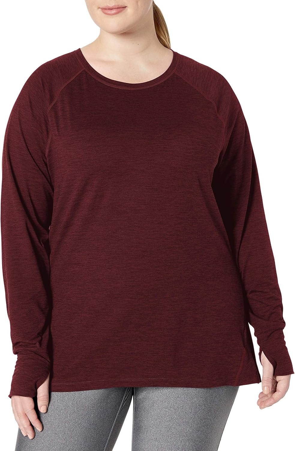 Thumbnail 6 de Amazon Essentials Women's Brushed Tech Stretch Long-Sleeve Crewneck Shirt (Plus Size Available)