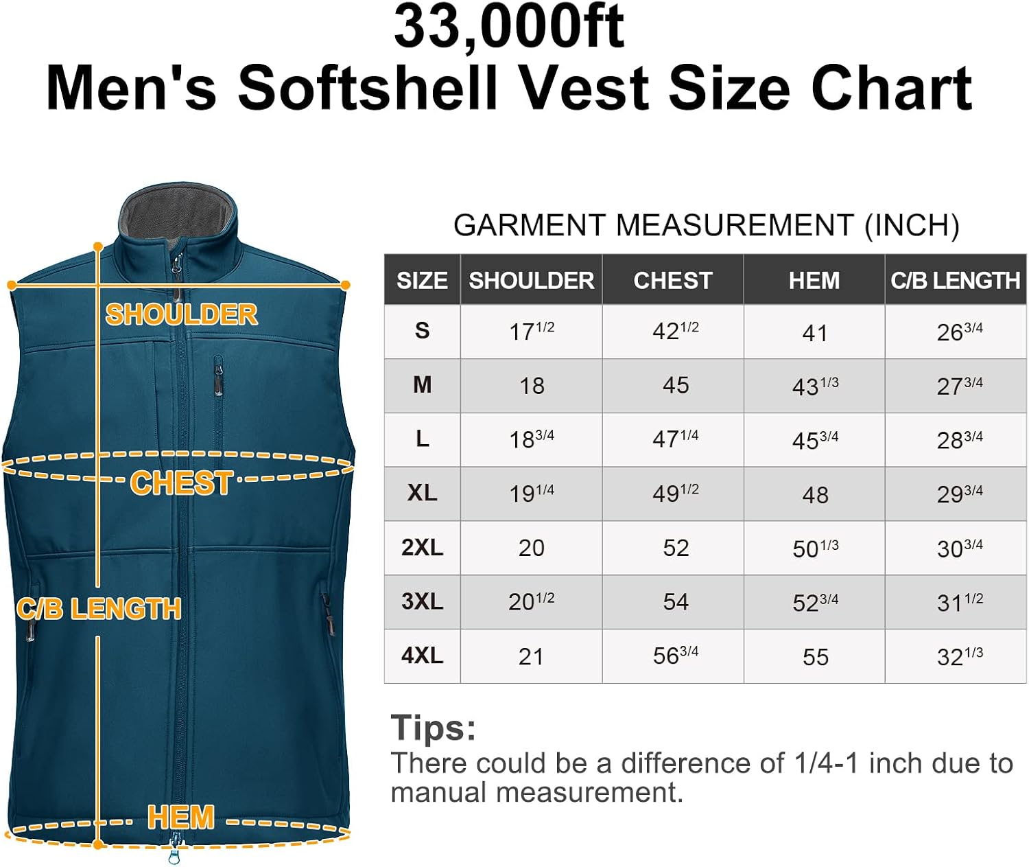 Thumbnail 5 de 33,000ft Mens Softshell Gilet 8000mm