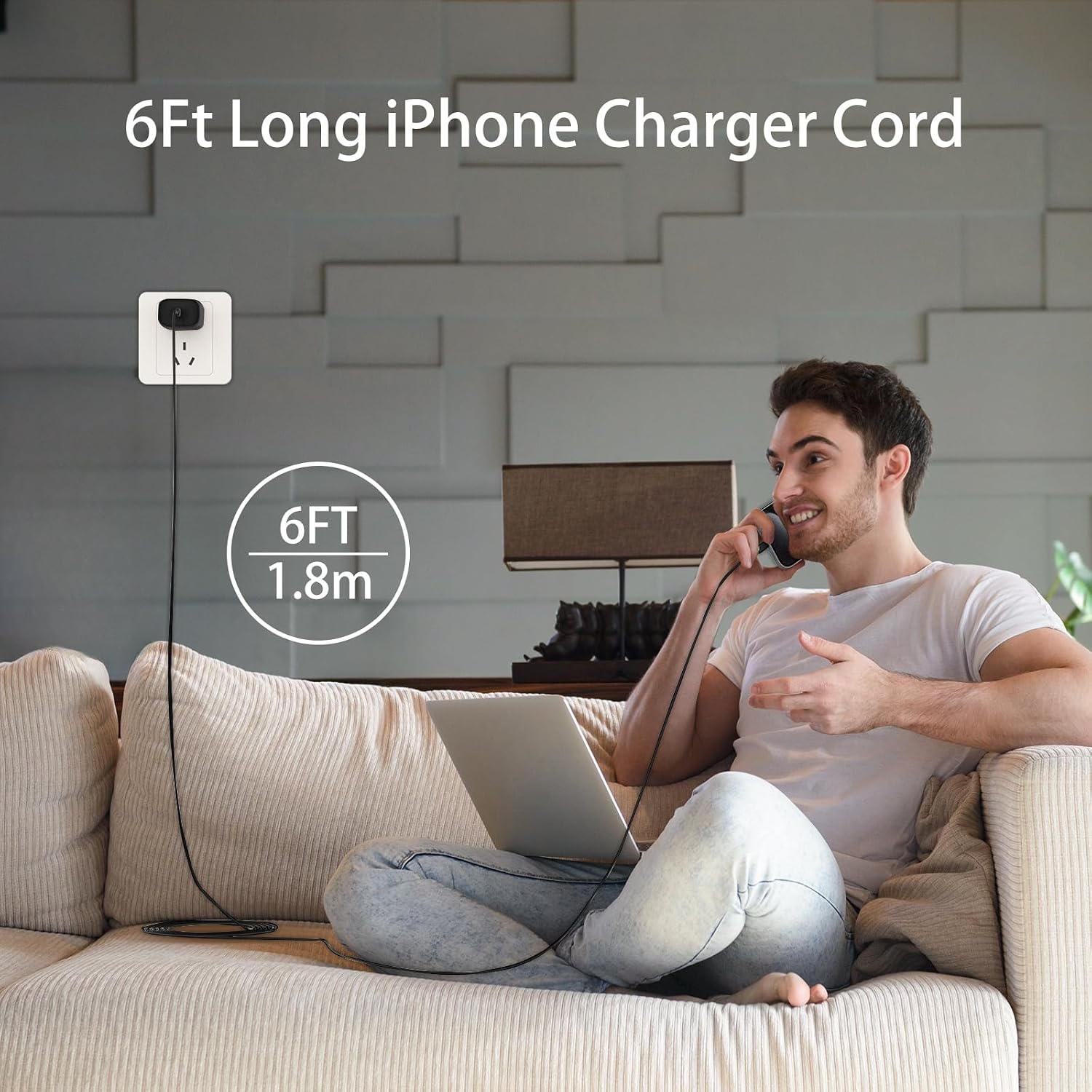 Detalle 1 de USB-C Charger and Cable Set 6 ft